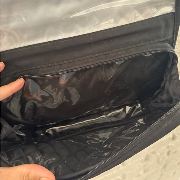 Vera Bradley Black Quilted Makeup Bag - Picture 3 of 5